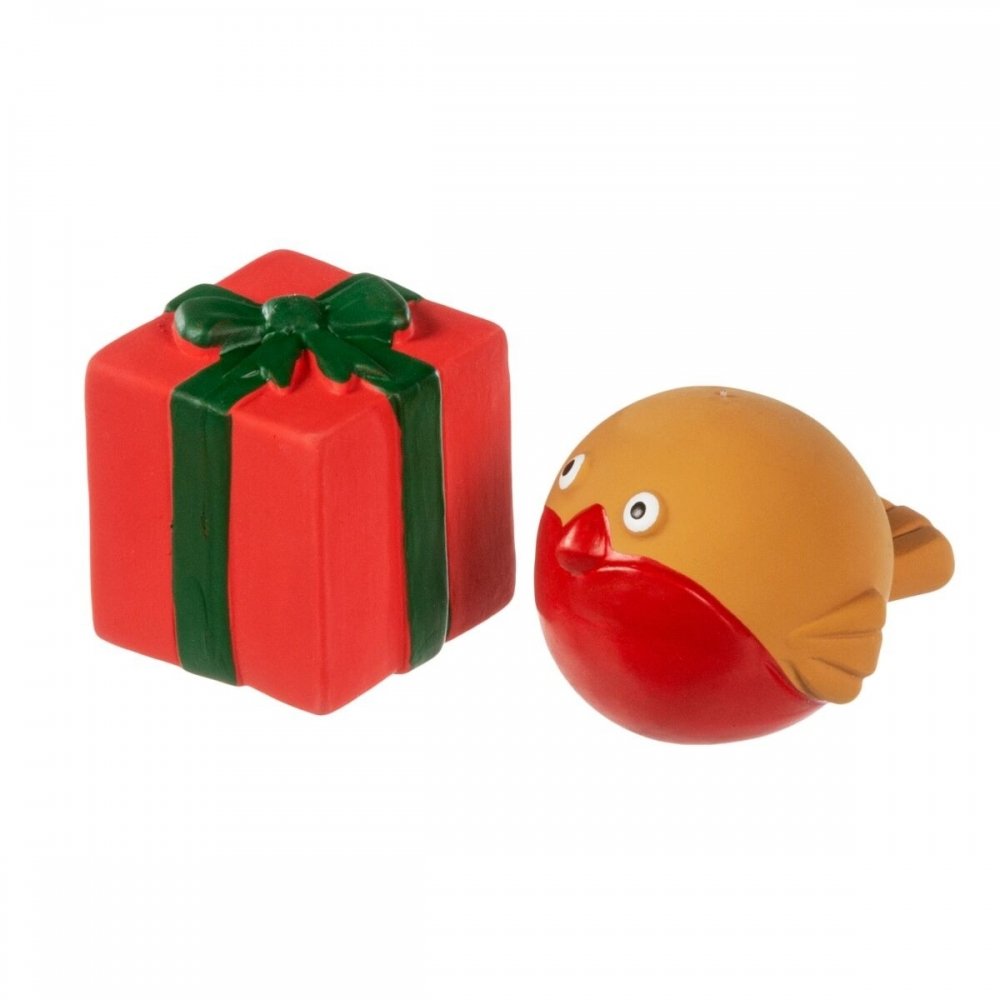 Little&Bigger SeasonsClassics Latex Julklapp & Domherre 2-pack