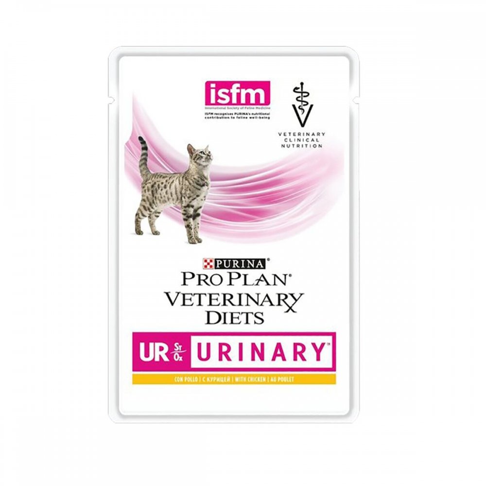Purina Pro Plan Veterinary Diets Cat UR Urinary Chicken 10×85 g