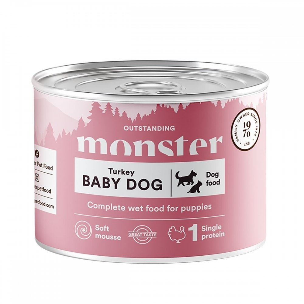 Monster Pet Food Monster Dog Baby Mousse 190 g