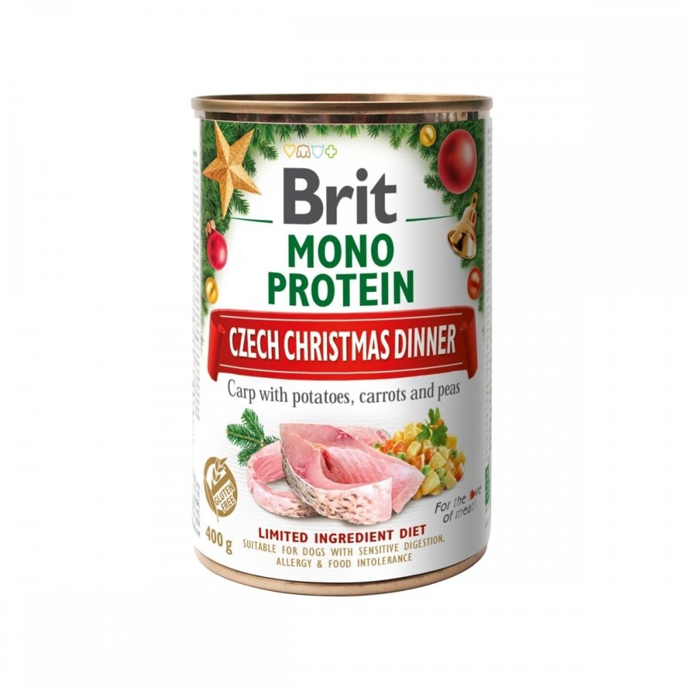 Brit Care Dog Adult Mono Protein Christmas Dinner Carp 400 g