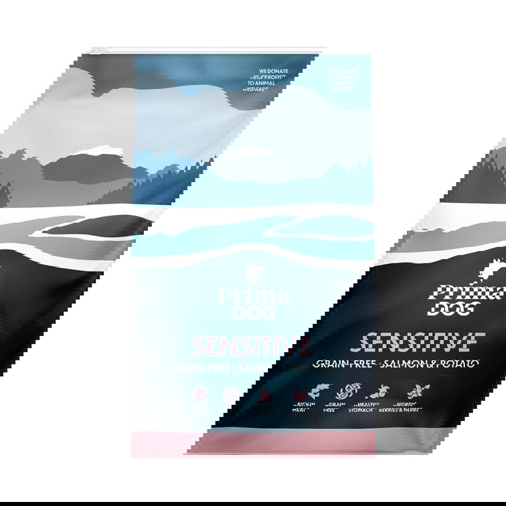 PrimaDog Adult All Breeds Sensitive Grain Free Salmon & Potato (10 kg)