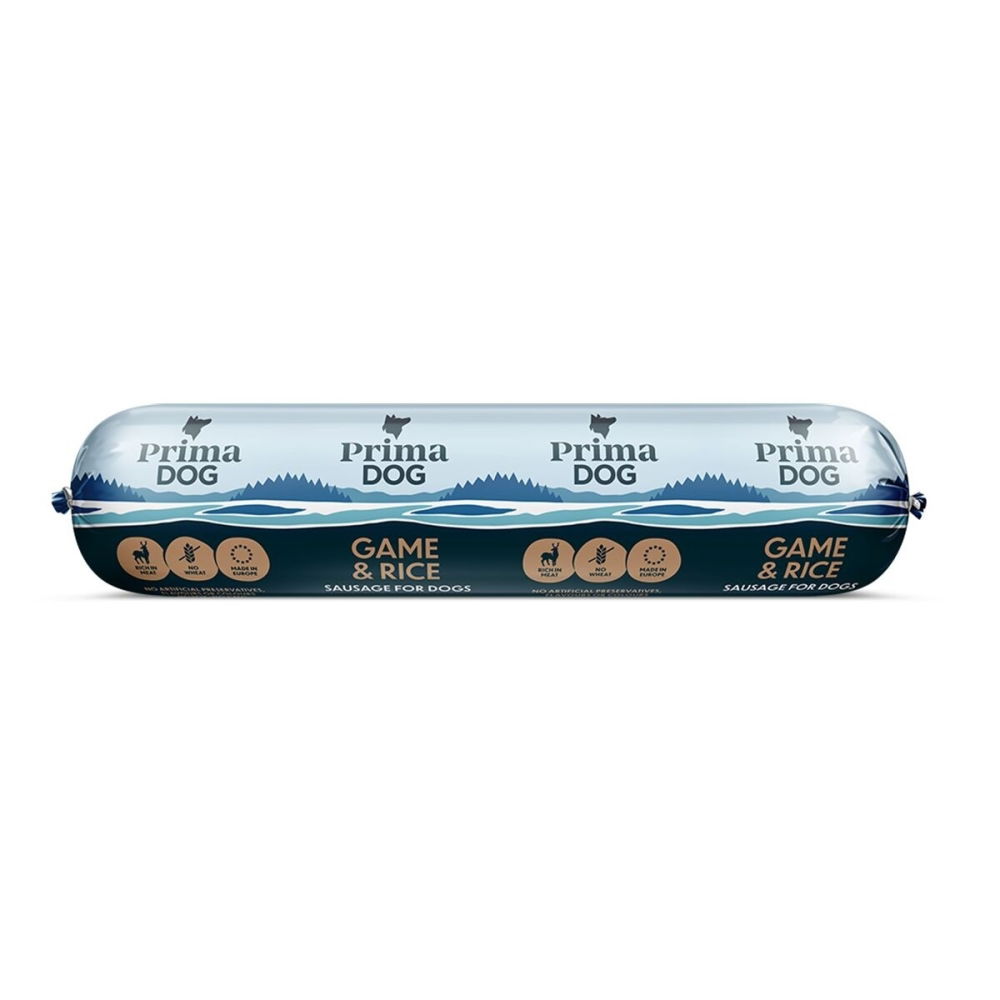 PrimaDog Sausage Game & Rice 800 g