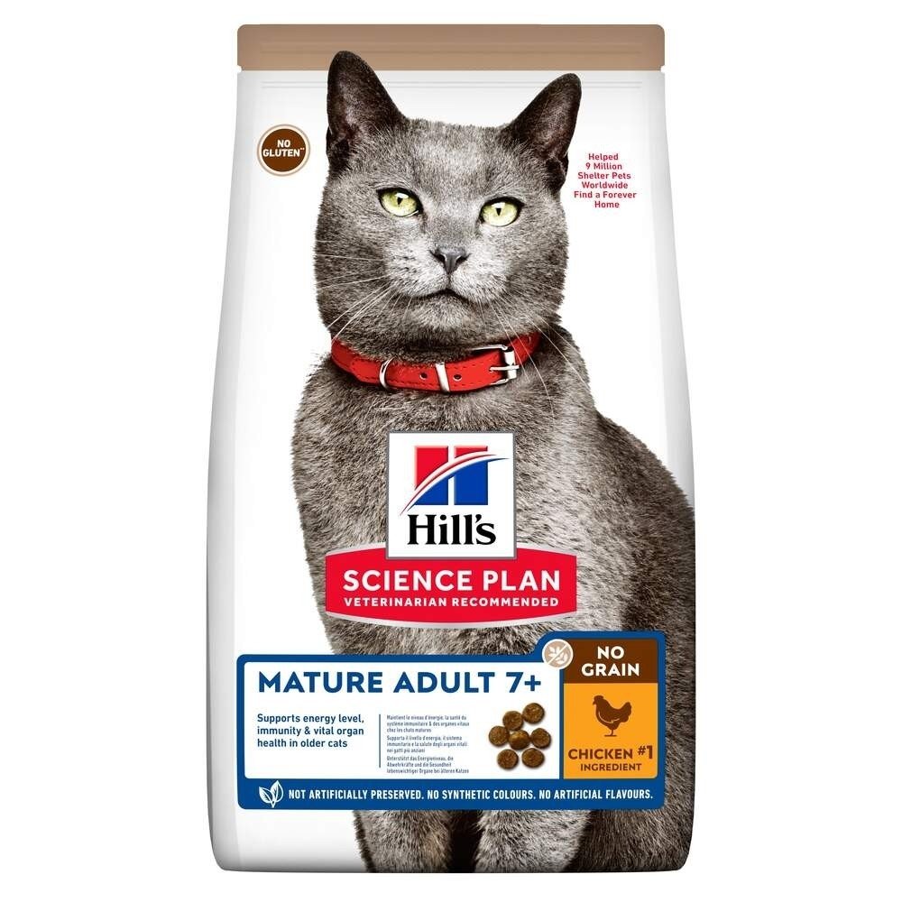 Hill's Science Plan Cat Mature No Grain med Kyckling 1,5 kg