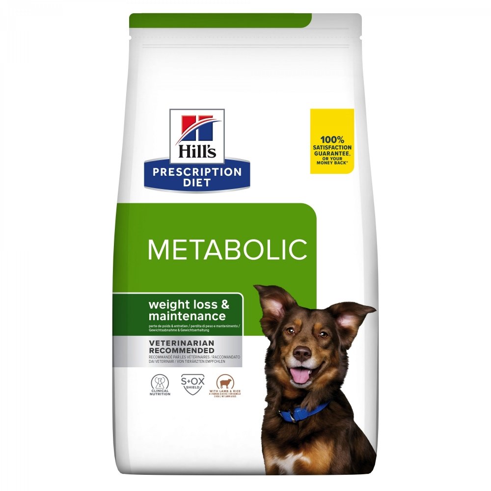 Läs mer om Hills Prescription Diet Canine Metabolic Weight Loss & Maintenace Lamb & Rice (1,5 kg)