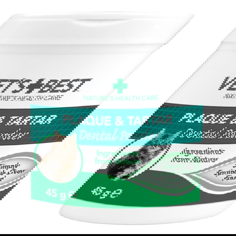 Vet's Best Cat Plack- och tandstenspulver 45 g