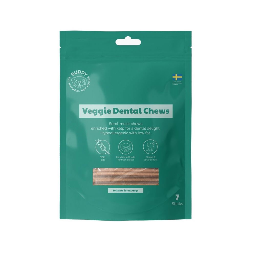 Buddy Petfoods Buddy Vegetariskt Dentaltugg M