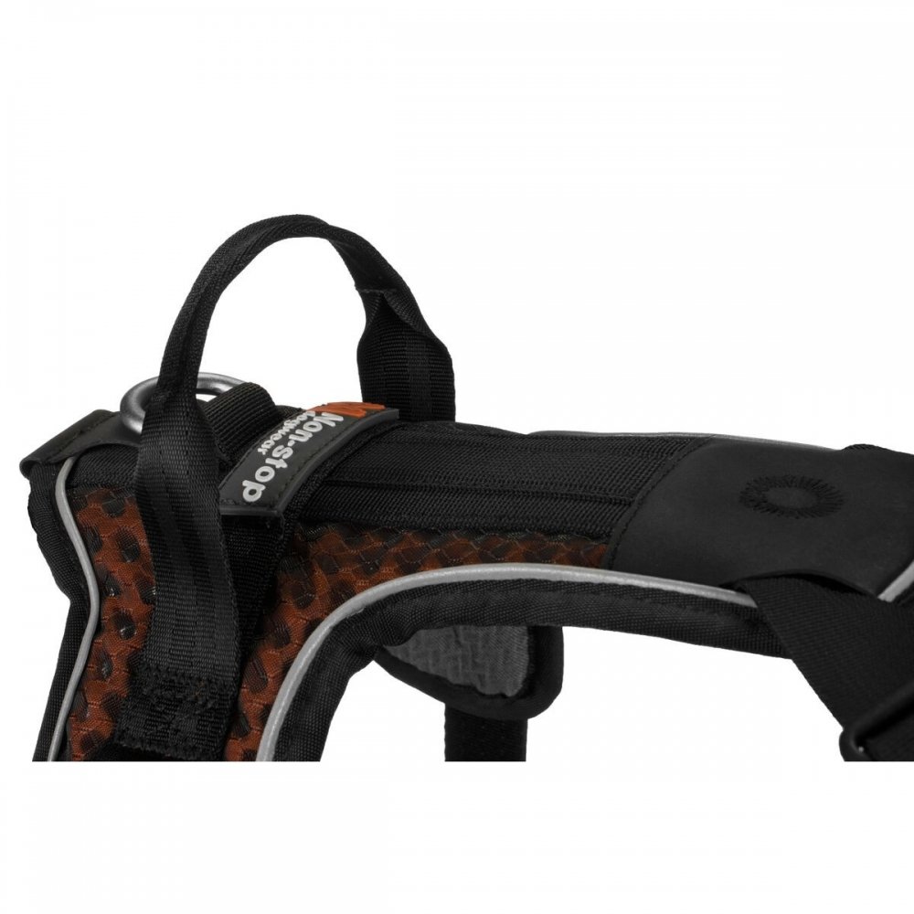 Alternativ bild 1 för Non-stop Dogwear Rock Harness Hundsele Svart/Orange (M)