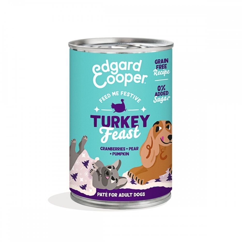 Edgard & Cooper Dog Festive Turkey (400 g)