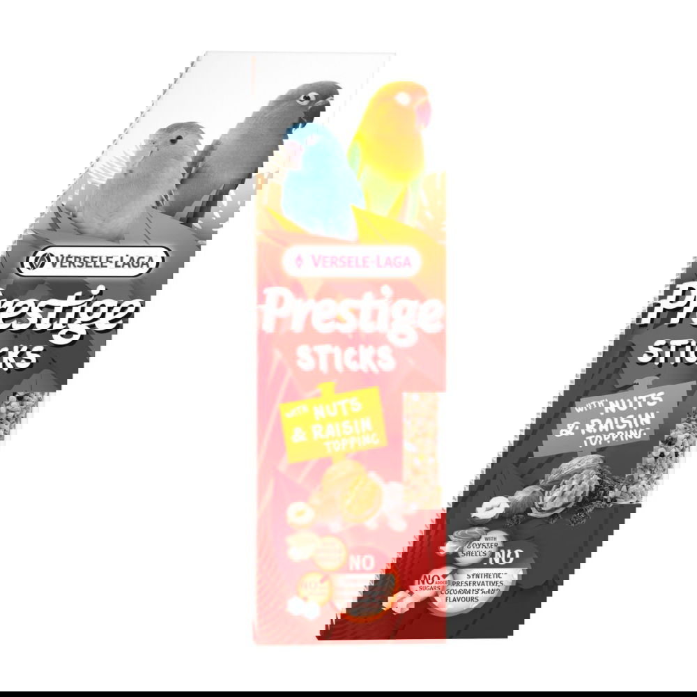 Versele-Laga Prestige Sticks Small Parrots Nötter & Russin 60 g