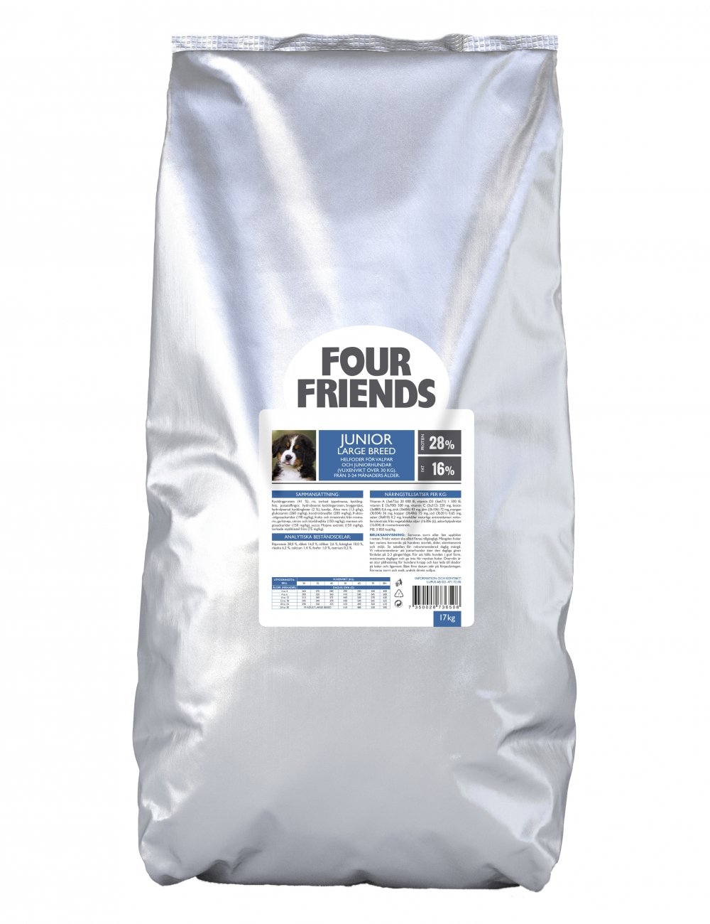 FourFriends Dog Junior Large Breed (17 kg)