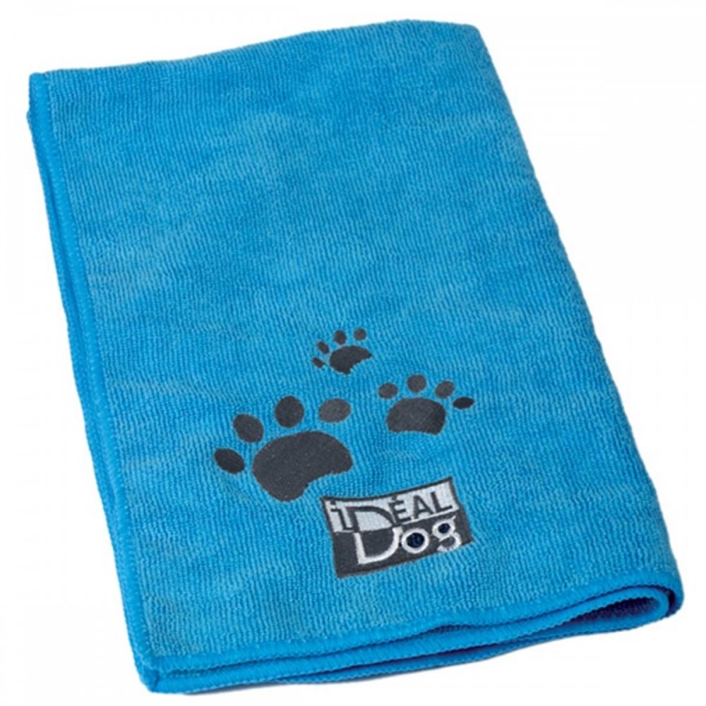 Ideal Dog Hundhandduk Blå 2-pack (40 x 60 cm)