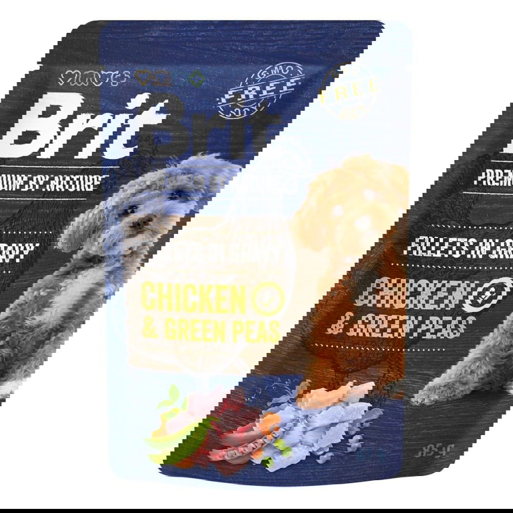 Brit Premium by Nature Dog Chicken & Green peas 85 g