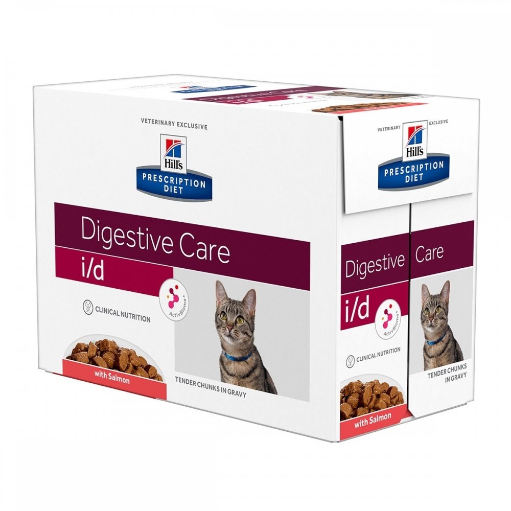 Hill's Prescription Diet Feline i/d Digestive Care Salmon 12×85 g