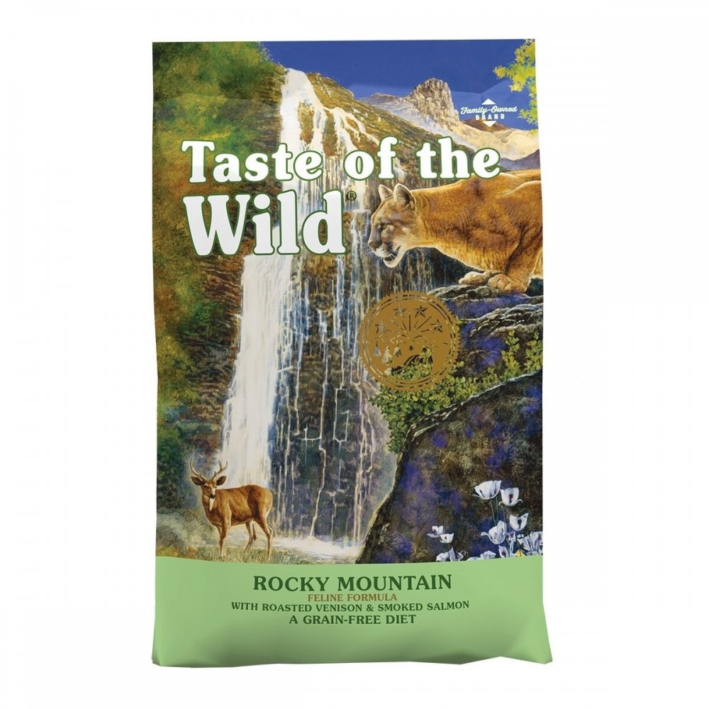 Läs mer om Taste of the Wild Feline Rocky Mountain Venison & Salmon (6,6 kg)