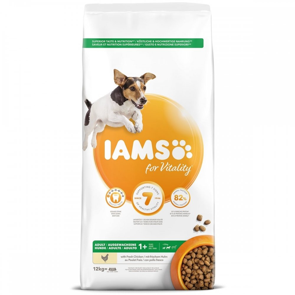 Läs mer om Iams for Vitality Dog Adult Small & Medium 12 kg