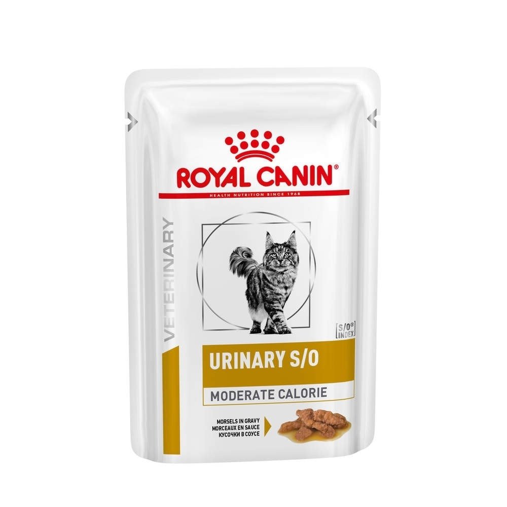 Royal Canin Veterinary Diets Cat Urinary S/O Moderate Calorie 12×85 g