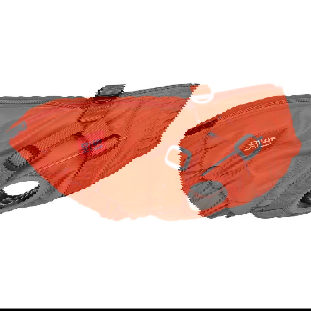 51 Degrees North Adventure Kombinerad Hundjacka och Hundsele Orange (24 cm)