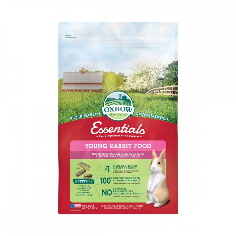 Läs mer om Oxbow Essentials Young Rabbit Kaninfoder (2,25 kg)