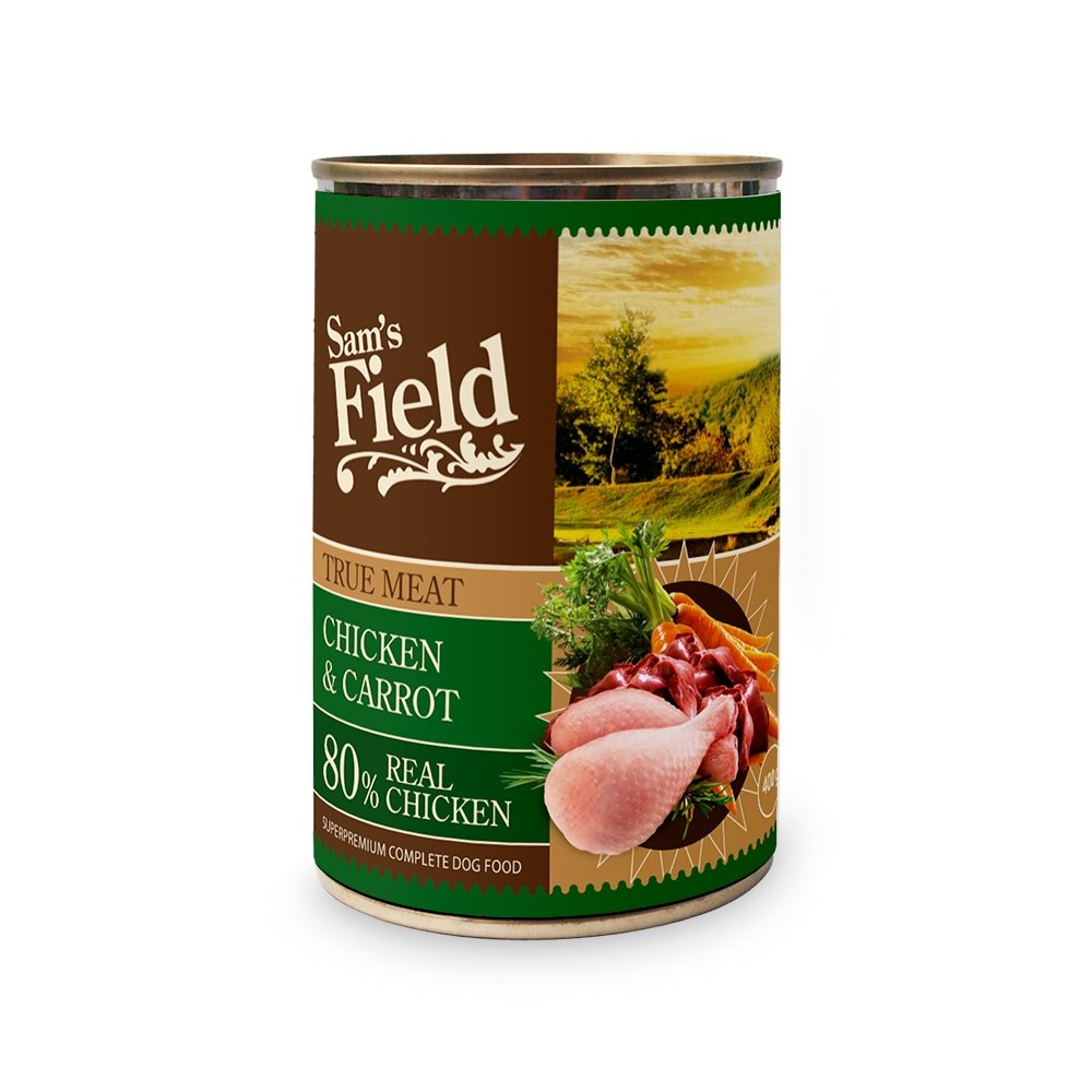 Läs mer om Sams Field Chicken & Carrot 400 g