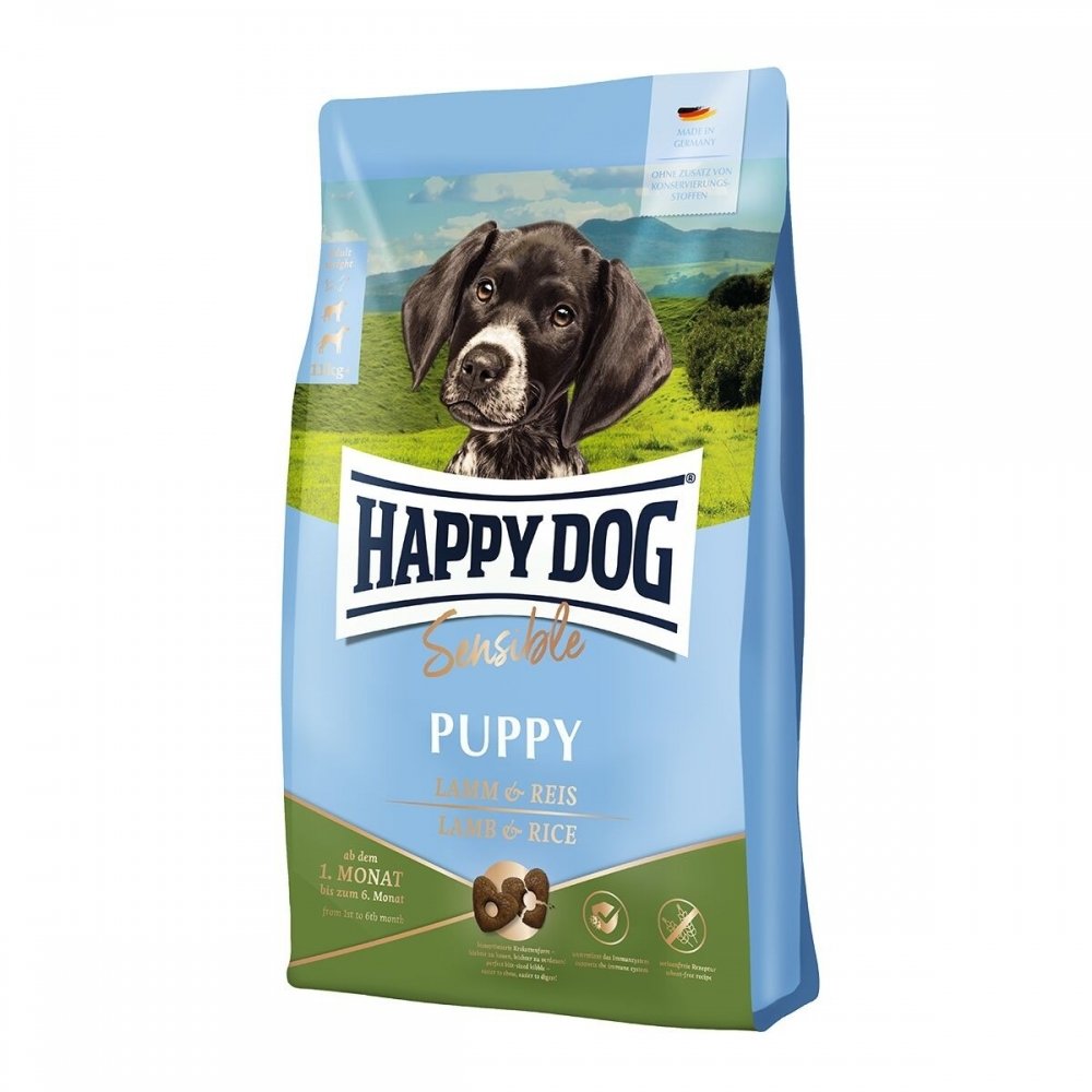 Läs mer om Happy Dog Sensible Puppy Lamb & Rice 10 kg