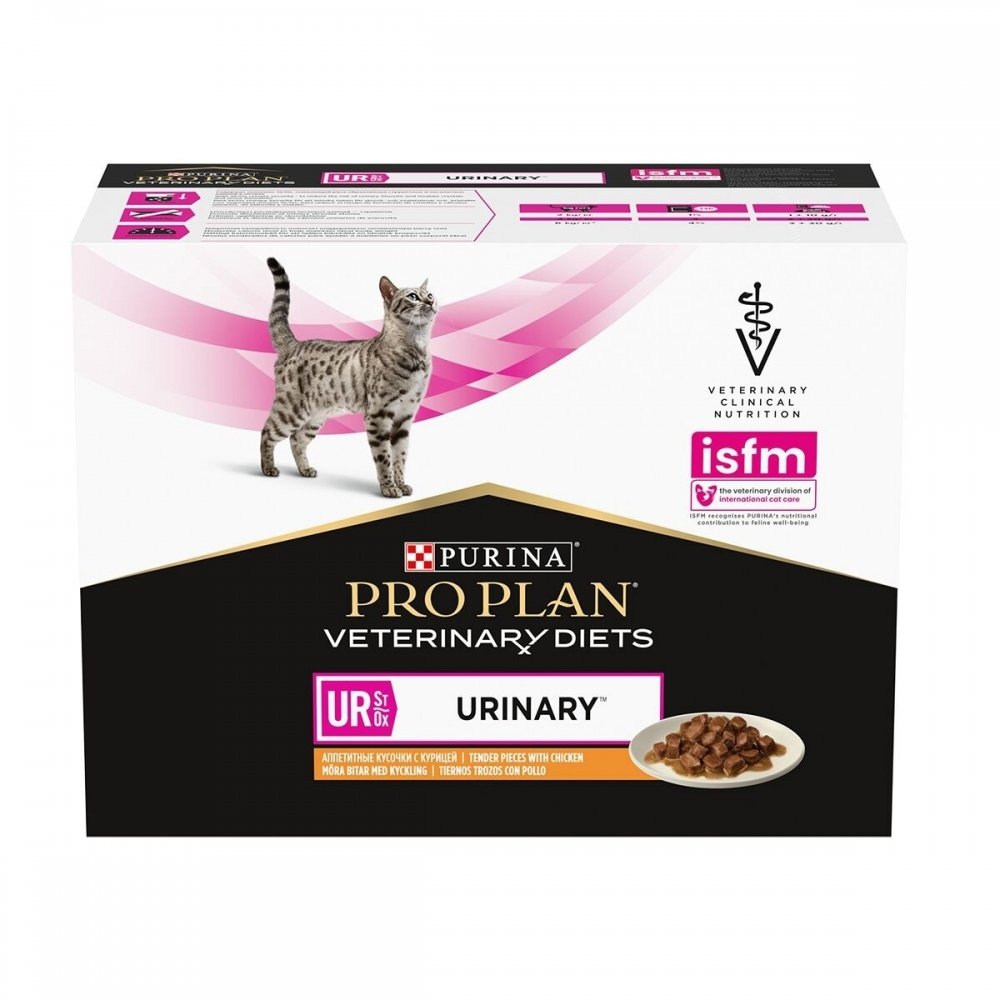 Purina Pro Plan Veterinary Diets UR St/Ox Urinary Chicken 10×85 g