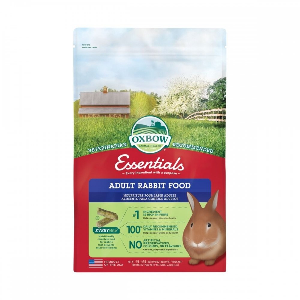 Läs mer om Oxbow Essentials Adult Rabbit Kaninfoder (2,25 kg)
