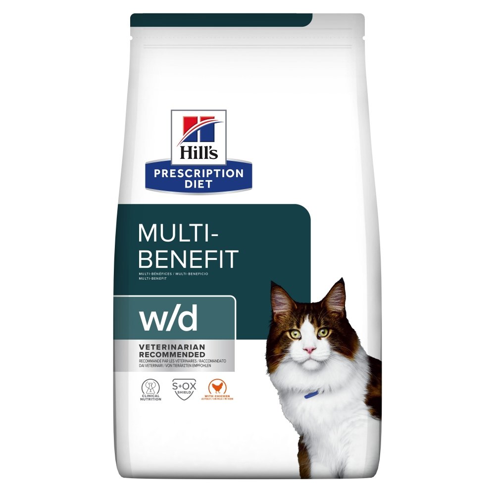 Hills Prescription Diet Feline w/d Multi Benefit Chicken (3 kg)