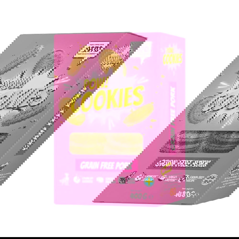 POW! Hundkex Spannmålsfri Gris 400 g
