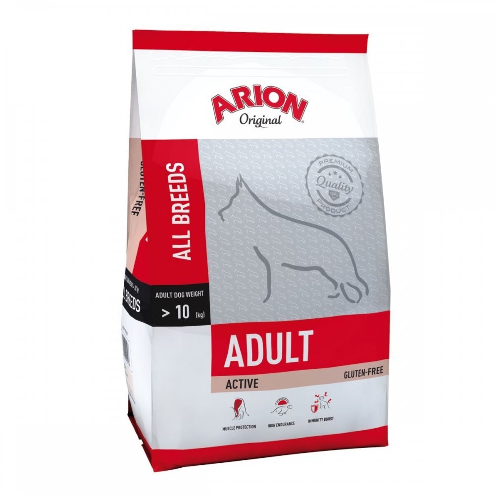 Läs mer om Arion Dog Adult All Breeds Active 12 kg