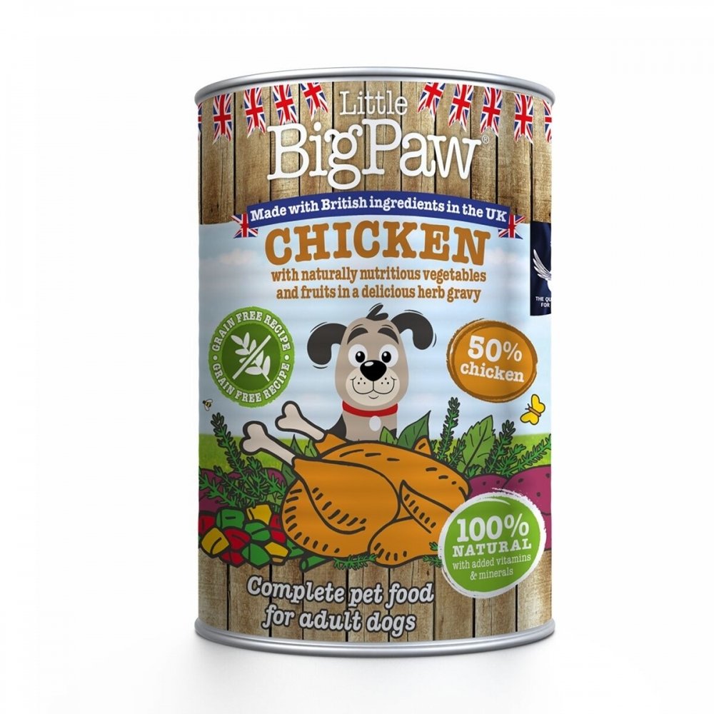 Läs mer om Little BigPaw Chicken & Vegetables 6x390 g