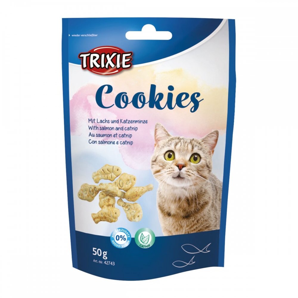 Trixie Cookies Lax & Kattmynta 50 g