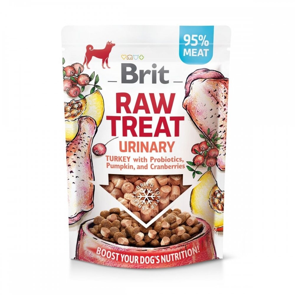 Brit Care Raw Treat Dog Urinary Kalkon 40 g
