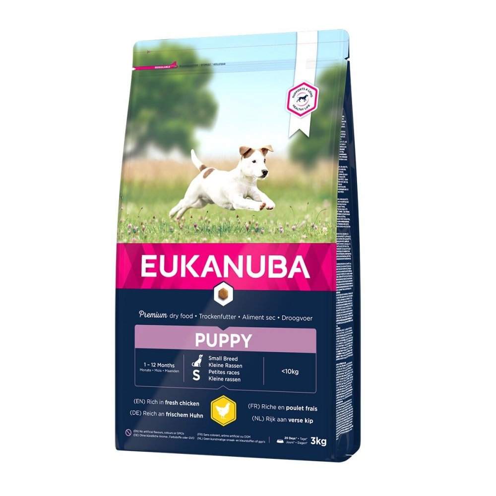 Läs mer om Eukanuba Puppy Small Breed (3 kg)