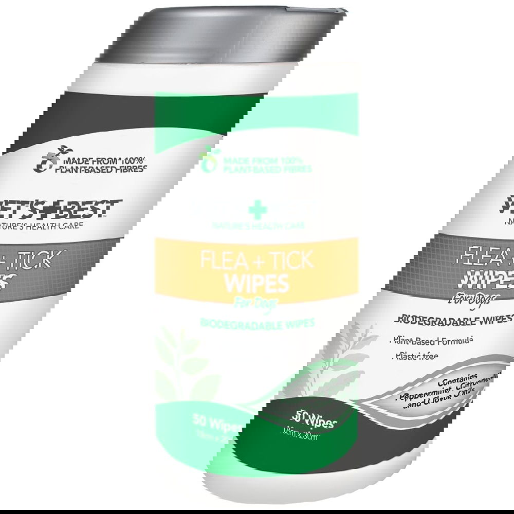 Vet's Best Natural Flea & Tick Våtservetter 50-pack