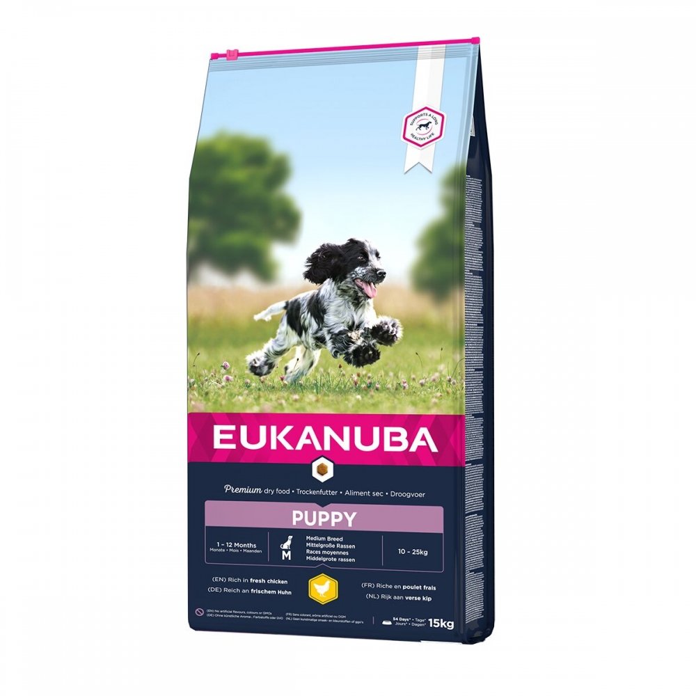 Läs mer om Eukanuba Puppy Medium Breed (15 kg)