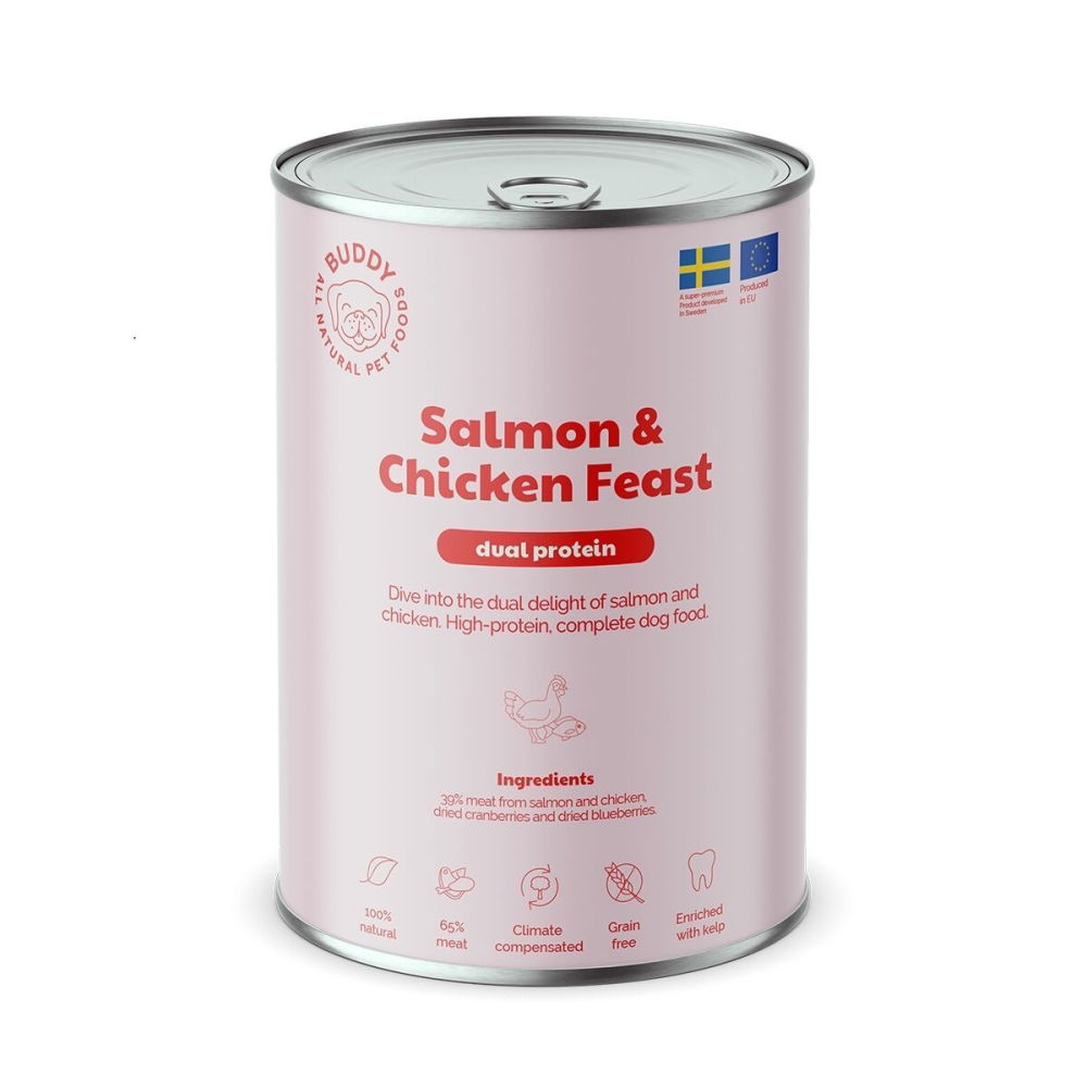 Buddy Petfoods Buddy Salmon & Chicken Feast 400 g