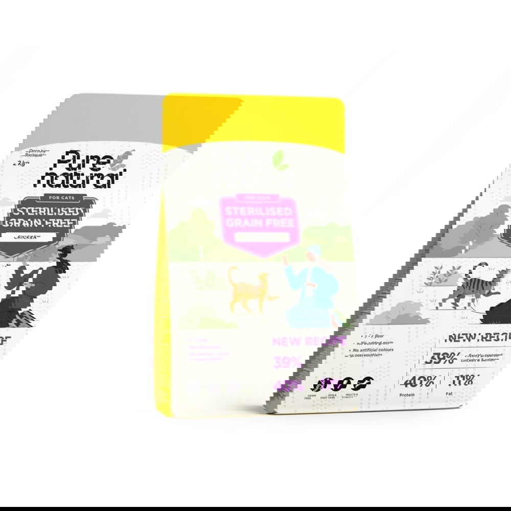 Purenatural Cat Sterilised Grain Free Chicken (2 kg)