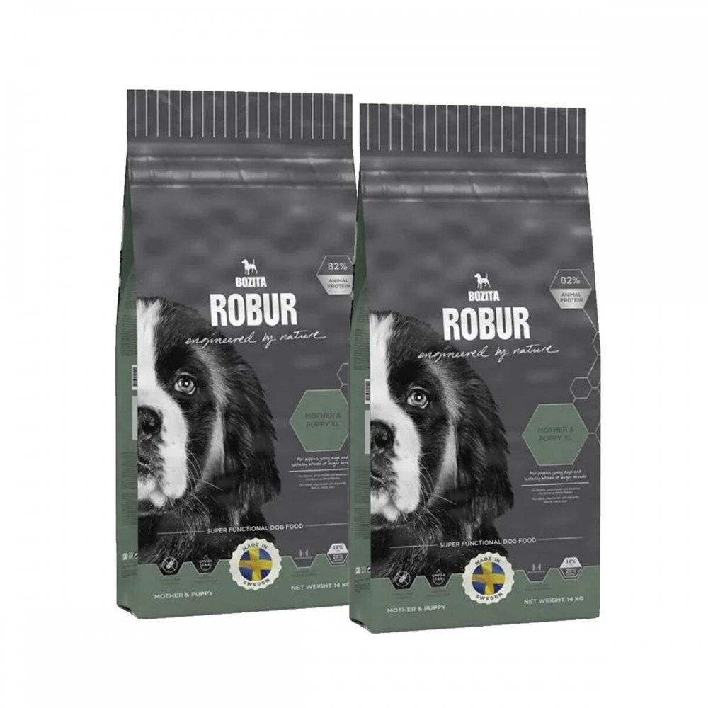 Läs mer om Bozita Robur Mother & Puppy XL 2x14 kg