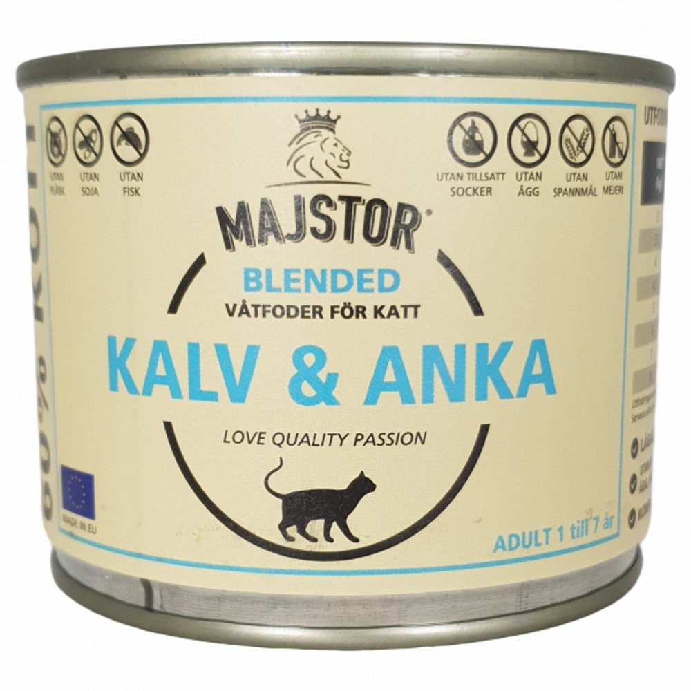 Läs mer om Majstor Katt Blended Kalv & Anka