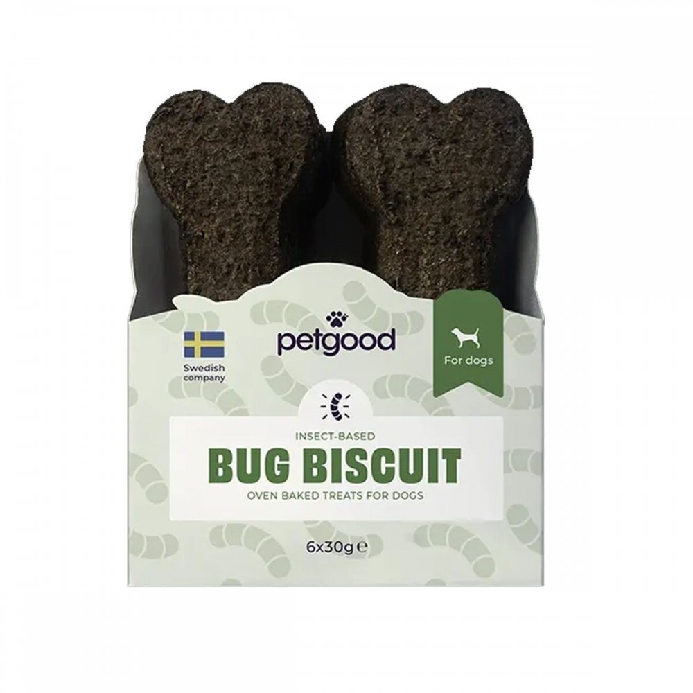 Läs mer om Petgood Biscuits Hundkex med Insekter 6x30 g