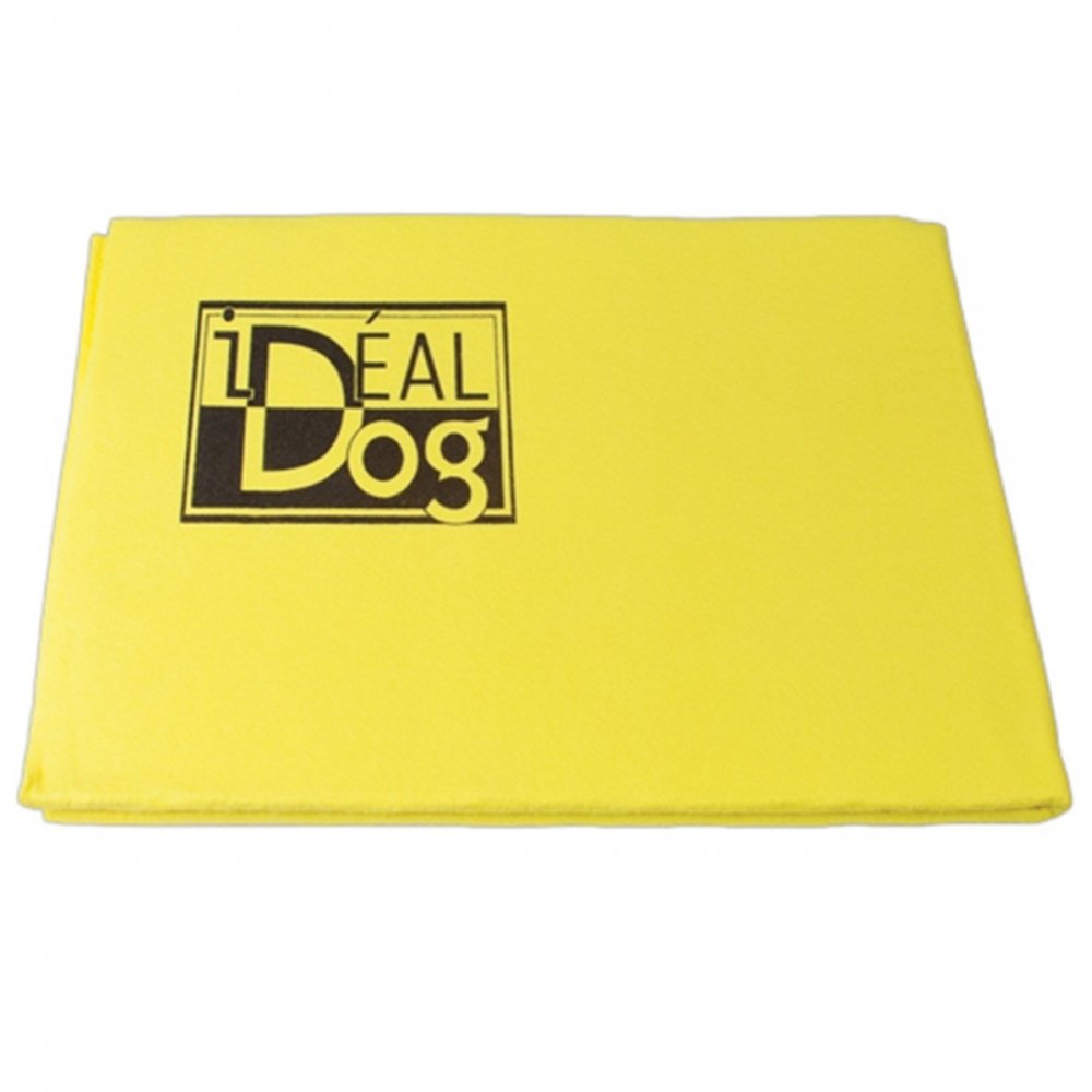 Läs mer om Ideal Dog Snabbtorkande Tasshandduk Gul 50x60 cm