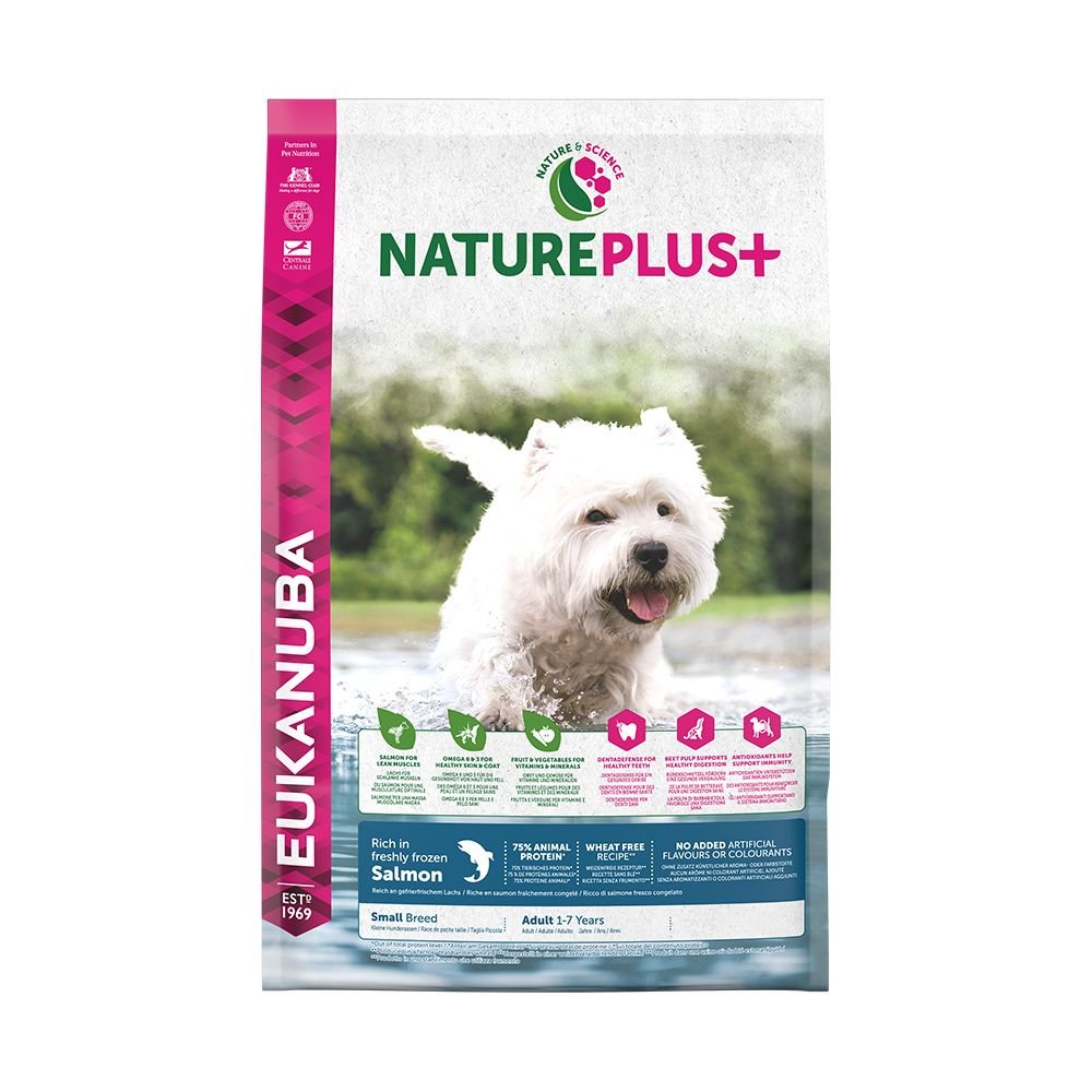 Eukanuba Nature Plus+ Adult Small Breed Salmon (10 kg)