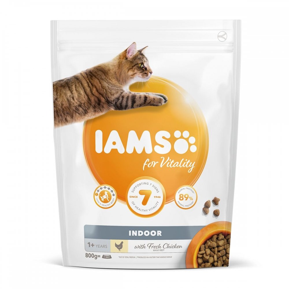 Iams for Vitality Cat Adult Indoor Chicken (800 g)