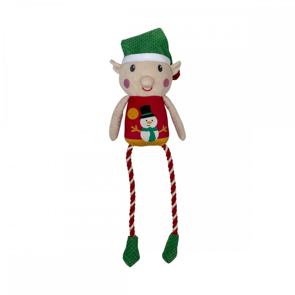 Bark-a-Boo Merry&Bright Nisse med Repben (50x16cm)