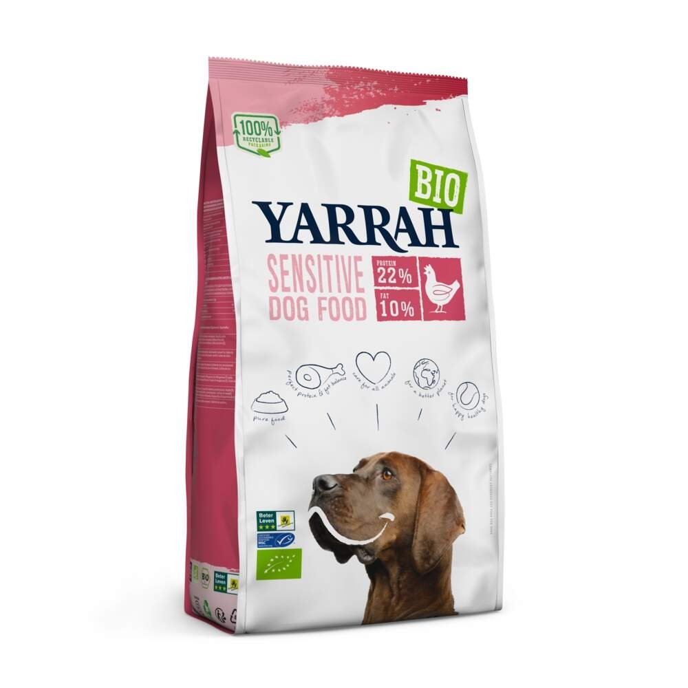 Yarrah Organic Dog Adult Sensitive Chicken & Rice (10 kg)