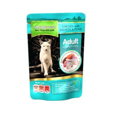 Natures:menu Cat Adult Chicken with Salmon & Tuna 100 g