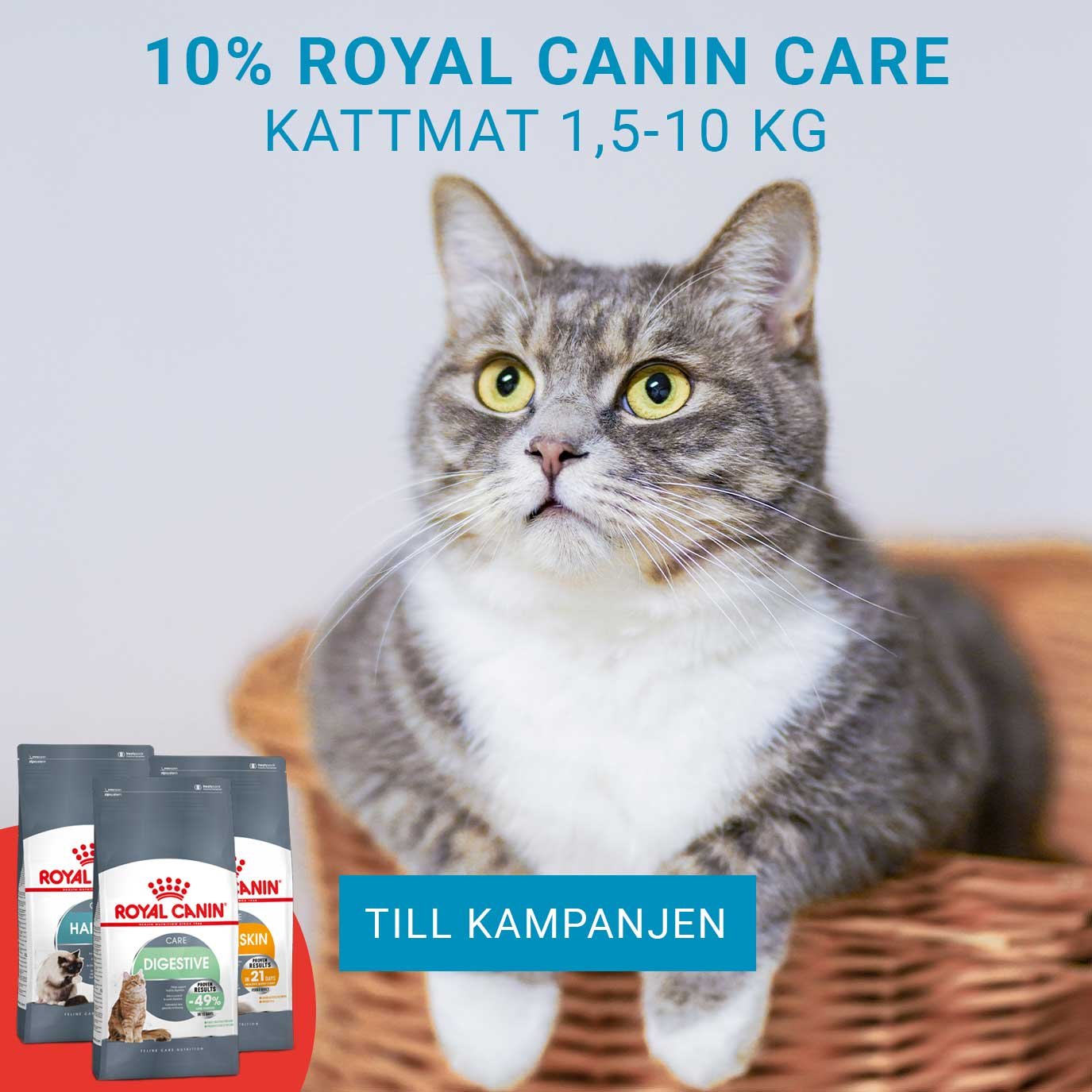 Kampanj på Royal Canin Care kattmat