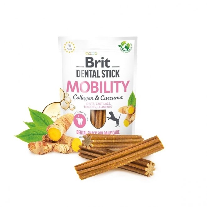 Brit Care Dental Stick Mobility Collagen & Curcuma 7-pack