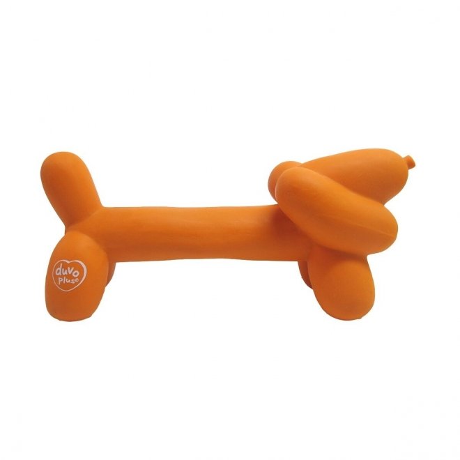 Duvoplus Hundleksak Ballongfigur Tax Orange