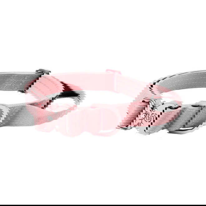 BullyBillows Combat Hundhalsband med Handtag Rosa XS 2,5 cm